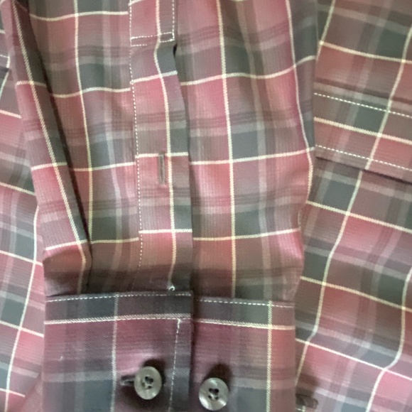 UNTUCKit Mens Red Check Cotton Wrinkle Free Lerman Casual Office Shirt- Sz-XL - Picture 8 of 16